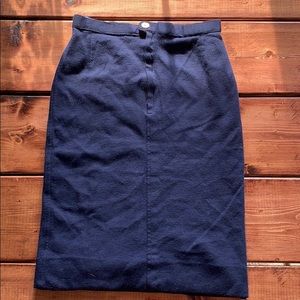 Vintage CHANEL High-Waisted Pencil Skirt